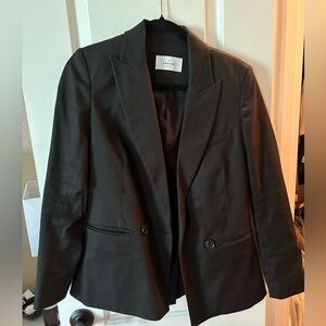 Argent classic black blazer